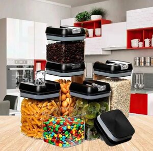 Набір контейнерів для зберігання їжі сипких і круп FOOD Storage Set