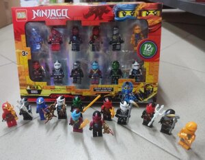 Набір мініфігурок лего ніндзго 3 сезон 12 шт NINJAGO