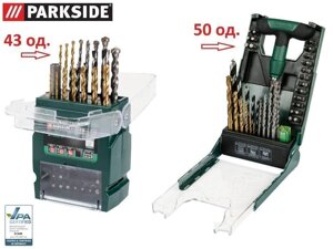 Набір свердел і біт Parkside ГЕРМАНІЯ свердла для металу дерева бетону