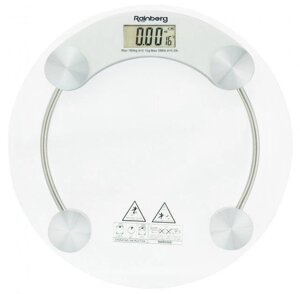 Підлогові скляні ваги для вимірювання ваги Rainberg з термометром