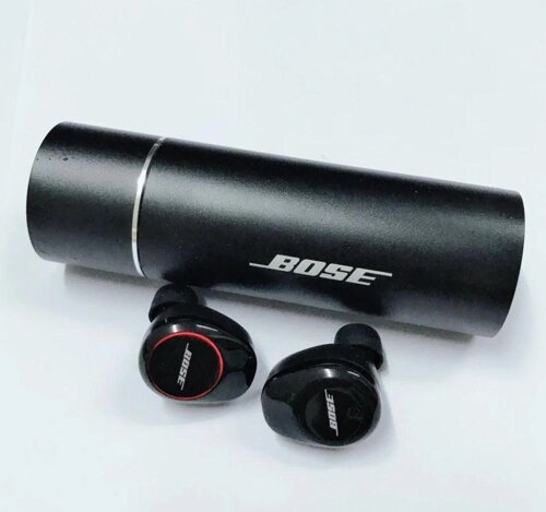 Навушники бездротові Bose SoundSport Free Sky з кейсом power bank