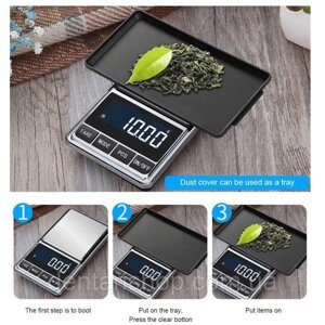 New, Ювелірні ваги Digital Scale 0.01-200г зі знімною кришкою