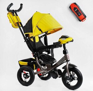 НОВИЙ дитячий велосипед трьох колісний Best Trike, надувні колеса