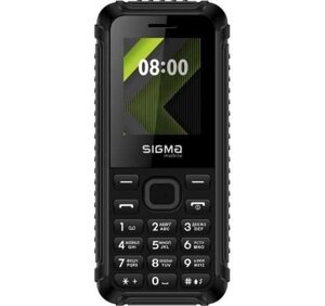 Новий. Кнопковий телефон Sigma mobile X-style 18 Track black (чорний)