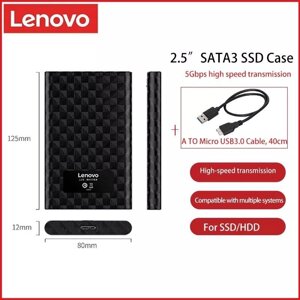 Нова зовнішня кишеня Lenovo SATA — USB 3.0 для HDD/SSD 2,5