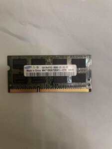 Оперативна пам'ять samsung sodimm DDR3-1066 2048MB PC-8500