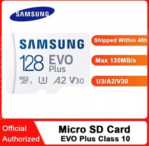 Original карта пам'яті Samsung 128 gb microSD EVO Plus Class 10