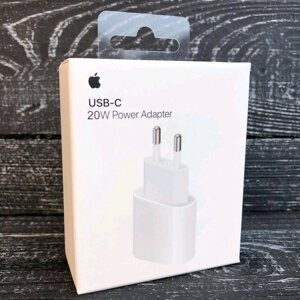 Оригінал Адаптер Apple iPhone USB-C 20W Швидке заряджання Блок оригінал