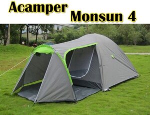 Намет туристичний Acamper Monsun 4 новий двошаровий