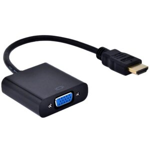 Перехідник HDMI на VGA 1080 p перетворювач конвертер адаптер аудіо