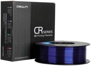 PETG-пластик Creality для 3D принтера 1.75 мм 1 кг Прозорий синій