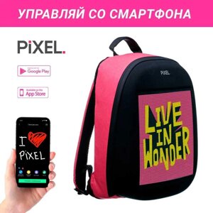PIXEL ONE pinkman рюкзак з LED-дисплеєм, портфель (орігинал)