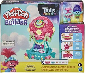 Play-Doh Троллі: Світовий Тур. Повітряна куля. Тісто Плей До. Розочка