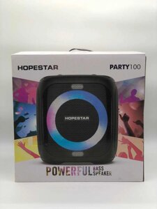 Портативна акустична Bluetooth колонка Hopestar Party 100 Чорна