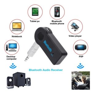 Приймач Bluetooth AUX адаптер Car Kit mp3 Receiver блютуз 3.5 мм аукс