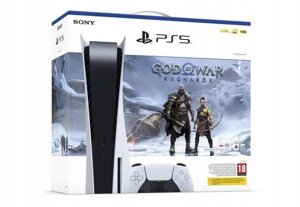 Приставка Sony PlayStation 5 825 GB God of War Blu-ray, консоль PS5