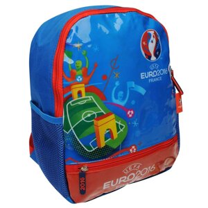 Рюкзак дитячий дошкільний UEFA EURO 2016 Backpack Синій глянсовий