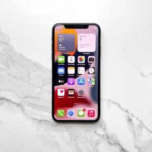 Смартфон Apple iPhone X 64 GB Space Gray акб. 81% Neverlock (1002)