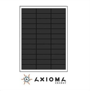 Сонячна Панель 50 Вт 12 В AX-50M монокристал, Axioma energy