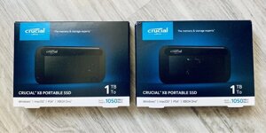 SSD накопичувач Crucial X8 1 TB (CT1000X8SSD9) + Гарантія!