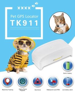 Супер gps-трекер tk911 для собак gps нашийник tkstar911 tk909 tkstar909