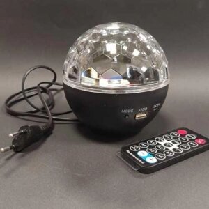 Світлодіодний диско-шар (дискошар) Led magic ball з Bluetooth і пультом