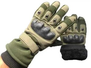 Теплі тактичні рукавиці (зимові) - олива, койот, чорні - M, L, XL -25°