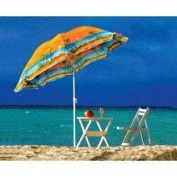 Зручна пляжна парасолька з нахилом Anti-UV Пальми 2 метри в чохлі
