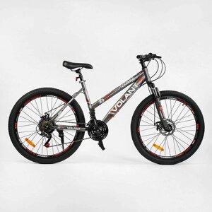 Велосипед Спортивний CORSO «Volant» 26 дюймів рама сталева 15