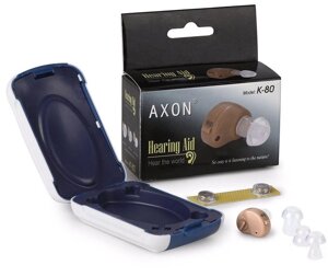 Всередині Вушний слуховий апарат підсилювач для слуху Axon K-80 вух апарат