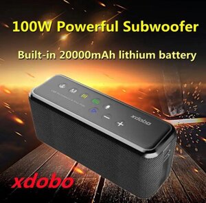 Xdobo X8 Max 100Вт Портативна Bluetooth Колонка 20000 мА·год Power Bank