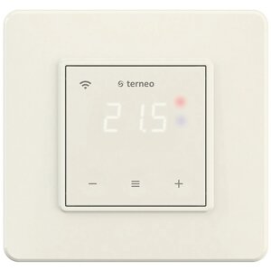 Терморегулятор для теплої підлоги Wi-Fi Terneo sx молочний білий