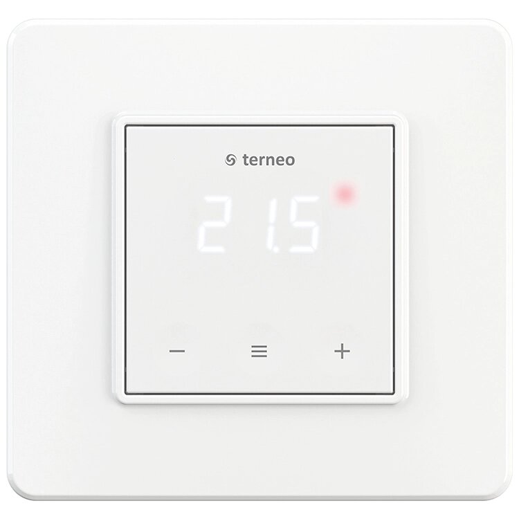 Терморегулятор для теплої підлоги Terneo s білий від компанії ТОВ "ТПП Тепломонтаж" - фото 1