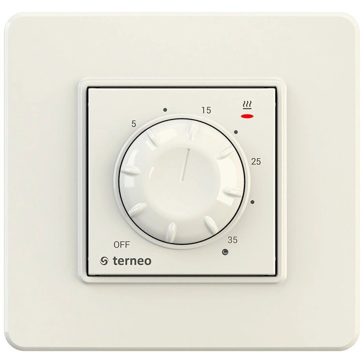 Терморегулятор кімнатний Terneo rol молочний білий від компанії ТОВ "ТПП Тепломонтаж" - фото 1