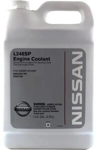 Антифриз Nissan Engine Coolant L248SP зелений 3.78 л (999MPAF000P)