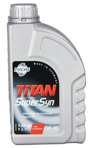 Моторне масло Fuchs Titan SuperSyn 5W-40 1 л (602003195)