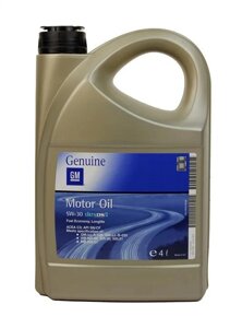 Моторне масло GM Motor Oil Dexos2 5W-30 4 л (93165556)