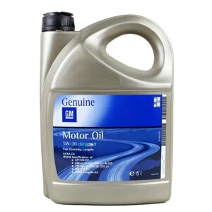 Моторне масло GM Motor Oil Dexos2 5W-30 5 л (93165557)