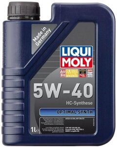 Моторне масло Liqui Moly Optimal Synth 5W-40 1 л (3925)
