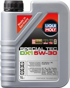 Моторне масло Liqui Moly Special Tec DX1 5W-30 1 л (20967)