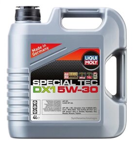 Моторне масло Liqui Moly Special Tec DX1 5W-30 4 л (20968)