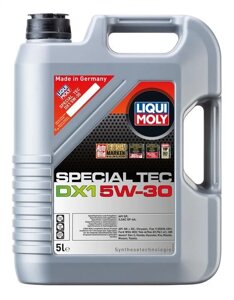 Моторне масло Liqui Moly Special Tec DX1 5W-30 5 л (20969)