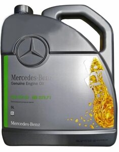 Моторне масло Mercedes-Benz Genuine Engine Oil MB 229.71 0W-20 5 л (A000989870613)