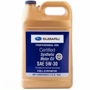 Моторне масло Subaru Synthetic Motor Oil 5W-30 4 л (K0215Y0273)