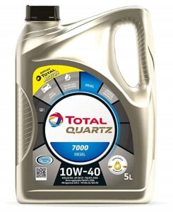Моторне масло Total Quartz 7000 10W-40 5 л (214109)