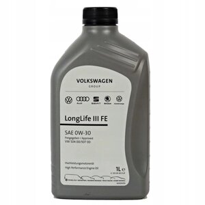 Моторне масло VAG longlife III FE 0W-30 1 л (GS55545M2)