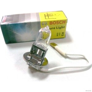 Галогенова лампа BOSCH Pure Light H3 55W 12V Pk22s (1987302031)