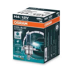 Галогенова лампа Osram H4 12V 60W P43t Cool Blue Intense Next Gen +100% 1 лампа (64193CBN)