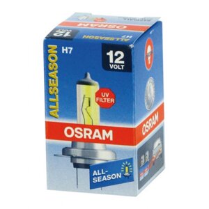 Галогенова лампа OSRAM H7 64210ALL-FS all season super 55W 12V PX26D 10X10X1