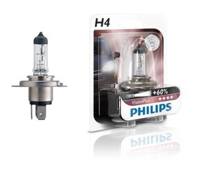Галогенова лампа philips 12342PRB1 H4 60/55W 12V P43t premium